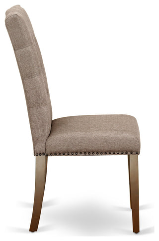 3Pc Dining Set, Butterfly Leaf Table, 2 Chairs, Mahogany