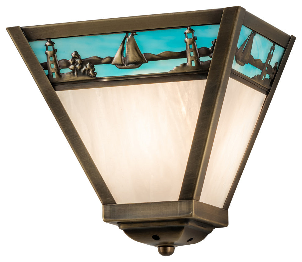 9"W Sailboat Wall Sconce