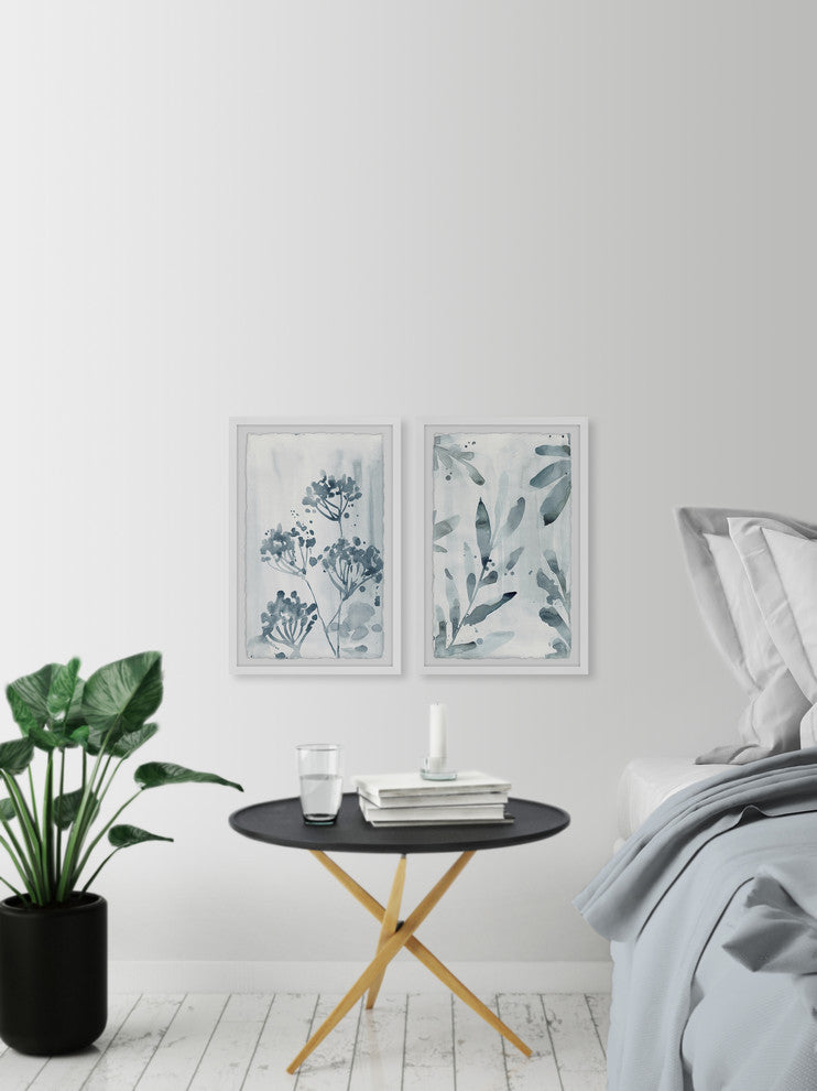 Mystery Blooms Diptych, 32"x24"