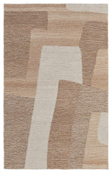 Middleton Modern Abstract, Brown/Tan/Ivory, 8'x10' Area Rug