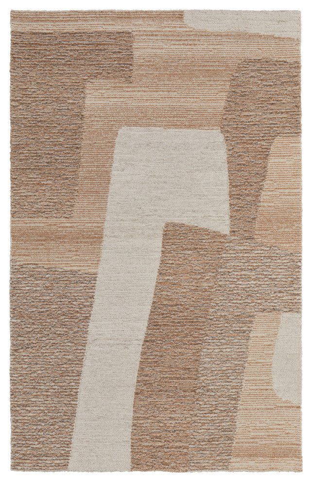 Middleton Modern Abstract, Brown/Tan/Ivory, 8'x10' Area Rug