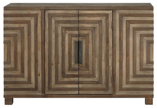 Uttermost Layton Geometric Console Cabinet