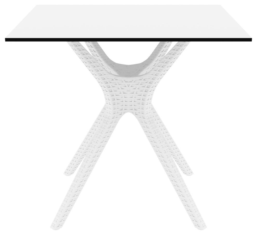 Ibiza Square Table 31", White