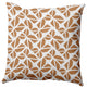 Kaleidoscope Graffiti Accent Pillow, Caramel, 16"x16"