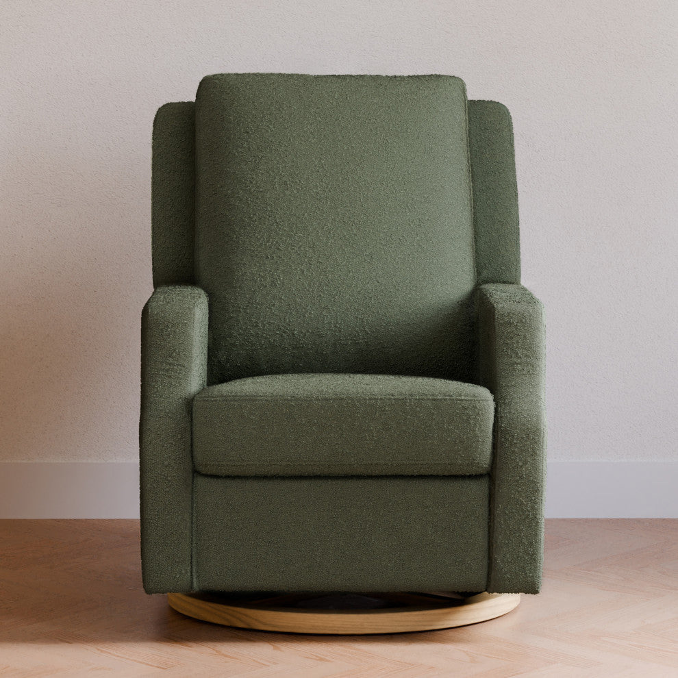 Crewe Electronic Recliner and Swivel Glider, Olive Boucle