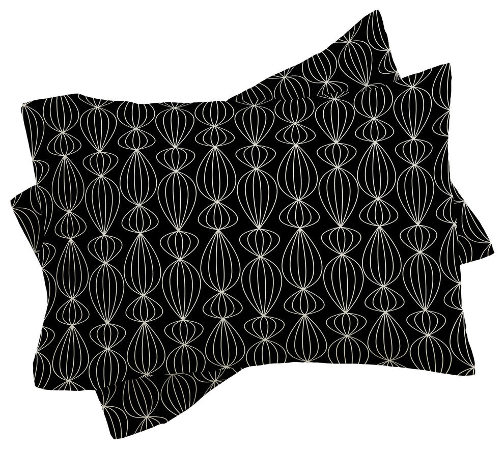 Gabi Lanterns Black Duvet Cover Set, Twin XL