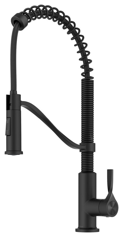 KRAUS Torak Commercial Style 2-Function 1-Handle Pull Down Kitchen Faucet MB
