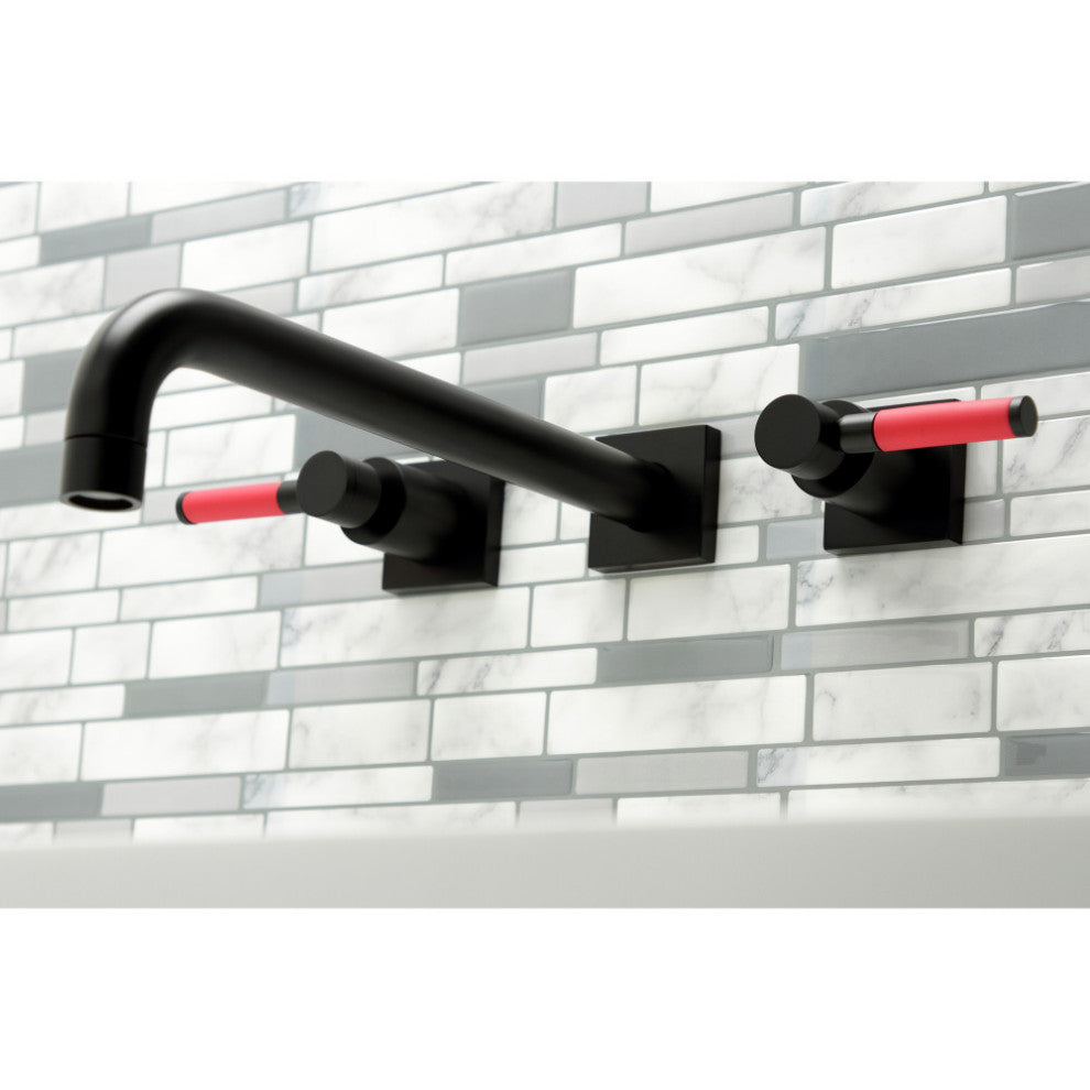 KS6050DKL Wall Mount Tub Faucet, Matte Black