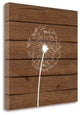 "Brown Dandelion I" By Tamara Robinson, Giclee Print on Gallery Wrap Canvas