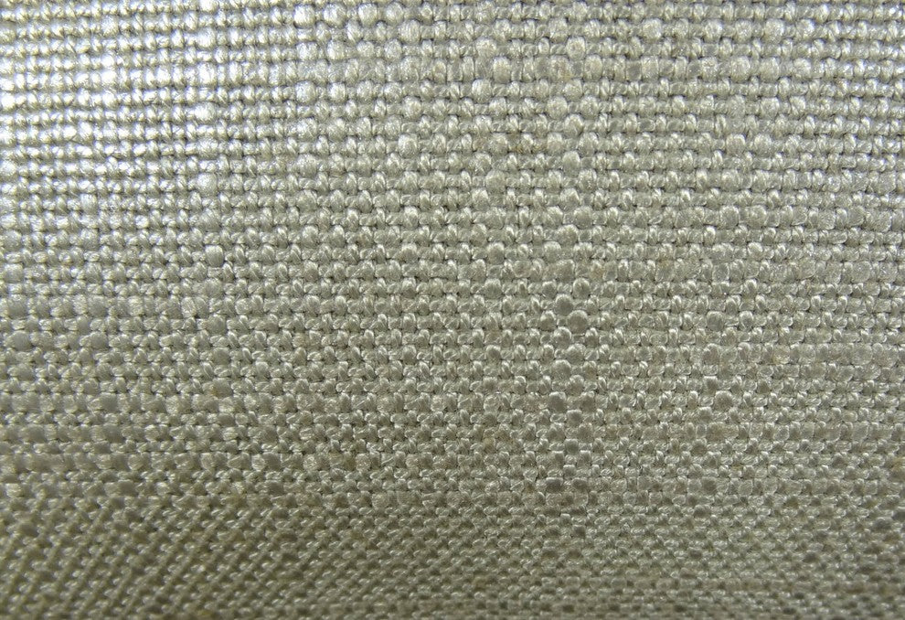 Plutus Glazed Linen Steel Handmade Throw Pillow, Double Sided 24"x24"