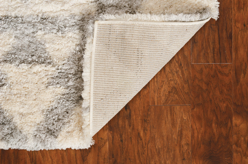 KAS Merino 6701 Ivory/Gray Southern Area Rug, 5'3"x7'7"