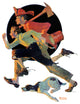 "To the Rescue" Painting Print on Canvas by Norman Rockwell