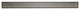 ALFI brand ABLD36B-PSS 36" Modern Stainless Linear Shower Drain w/ Solid Cover