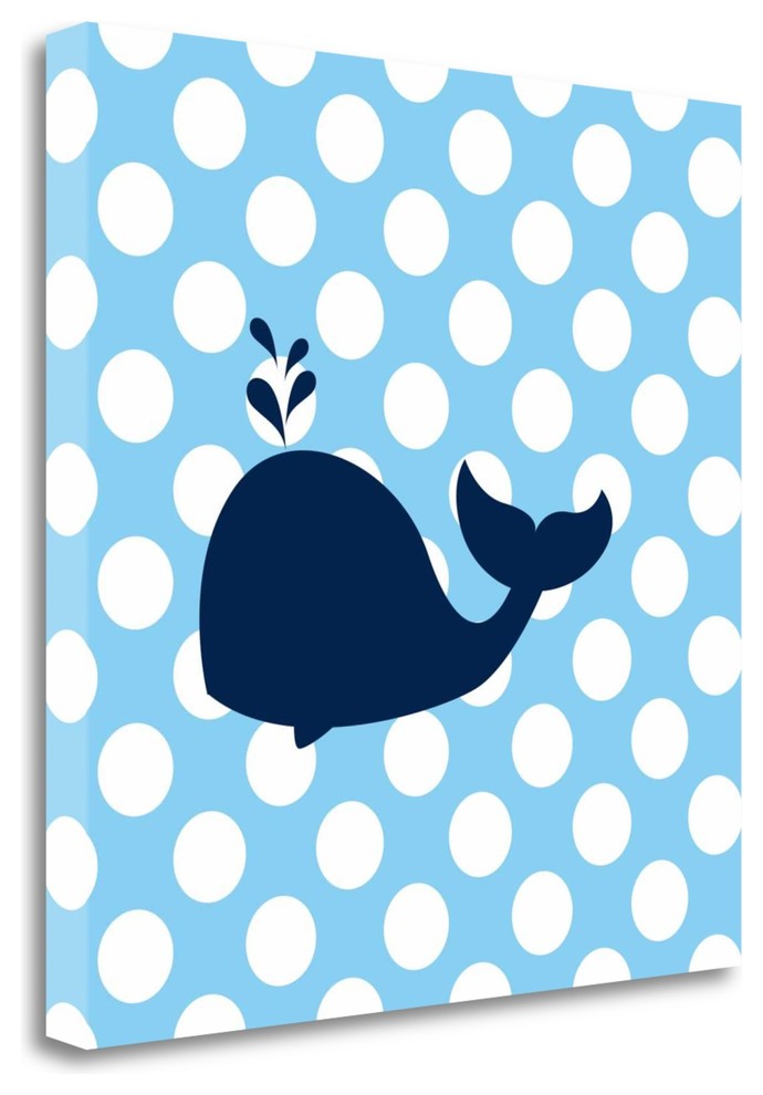 "Whale" By Tamara Robinson, Giclee Print on Gallery Wrap Canvas, Ready to Hang
