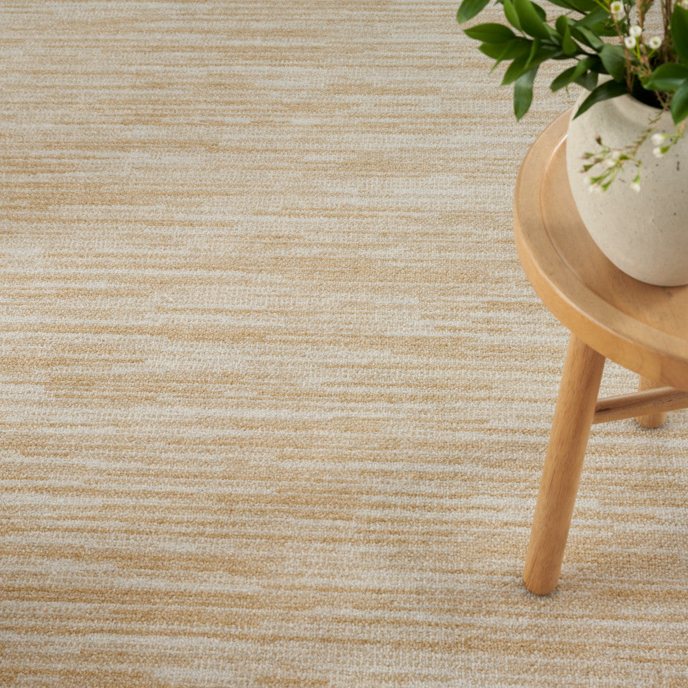 Nourison Essentials 9' x 12' Ivory Gold Outdoor Rug