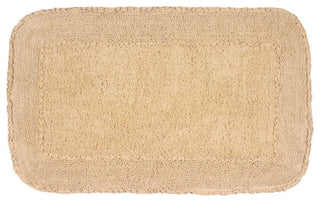 Radiant Collection Bath Rugs Set, 21x34 Rectangle, Linen
