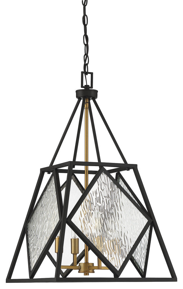 Savoy House Capella 4-LT Linear Chandelier 7-5402-4-79 - Warm Brass
