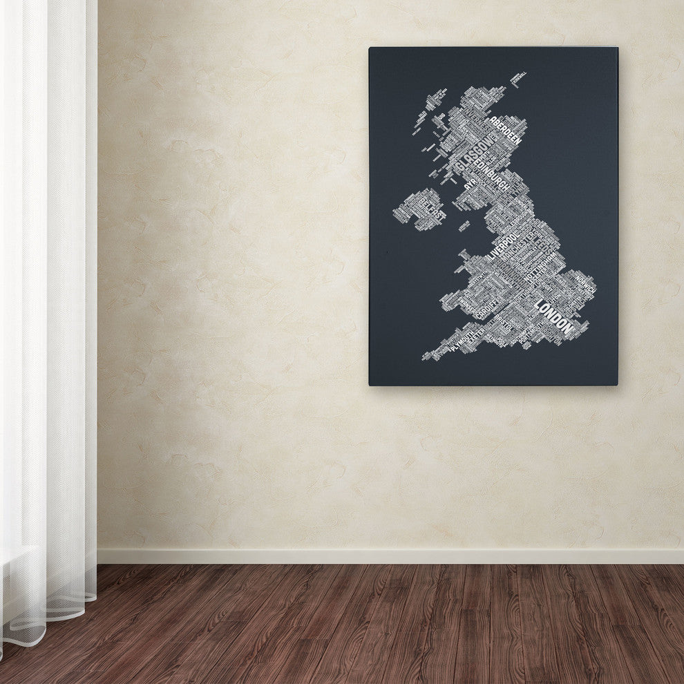 'United Kingdom V' Canvas Art by Michael Tompsett