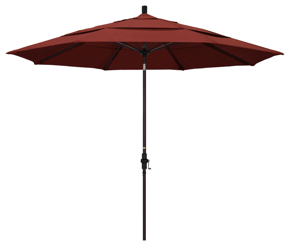 Fiberglass Umbrella Collar Tilt, Sunbrella, Henna, 11'