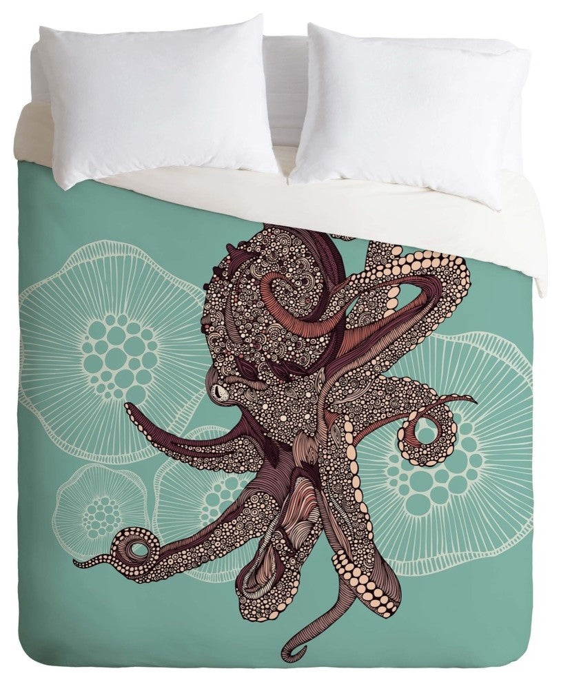 Deny Designs Valentina Ramos Octopus Bloom Duvet Cover - Lightweight