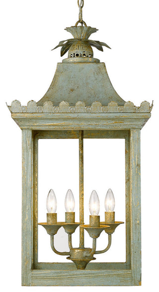 Finley 4-Light Pendant, Vintage Sage
