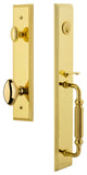 Carre' 1-Piece Dummy Handleset, F Grip and Eden Prairie Knob, 849001