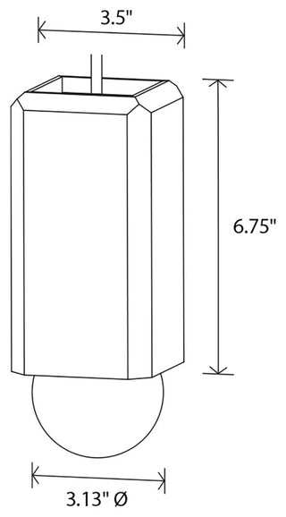 Cano 1-Light Pendant, Walnut, Incandescent