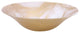 Classic Touch White Gold-Marble Salad Bowl