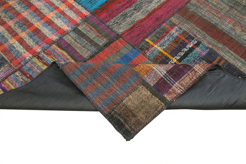 Rug N Carpet - Handmade Anatolian 10' 10'' x 13' 5'' Rustic Patchwork Kilim Rug