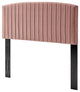 Headboard, King Size, Velvet, Pink, Modern Contemporary, Bedroom Master Suite