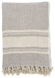 Inlay Throw, 50"x70", Gray