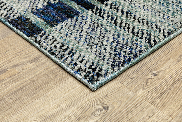 Oriental Weavers Atlas Indoor Rug Blue/Blue 6'7"x9'6"