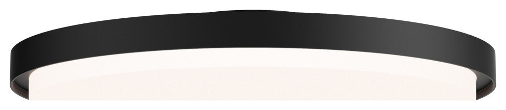 Maxim 57316 Float 16"W LED Flush Mount Drum Ceiling Fixture - Black