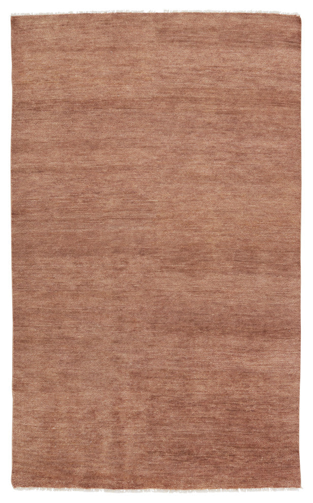 Jaipur Living Origin Knotted Solid Area Rug, Brown, 8'6"x11'6"