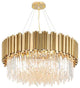 Gio Gold Plated Crystal Chandelier, Diameter 40"