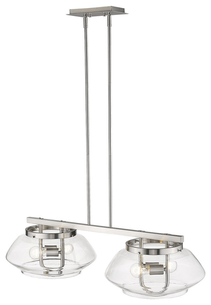 Garner 4-Light Satin Nickel Island Pendant