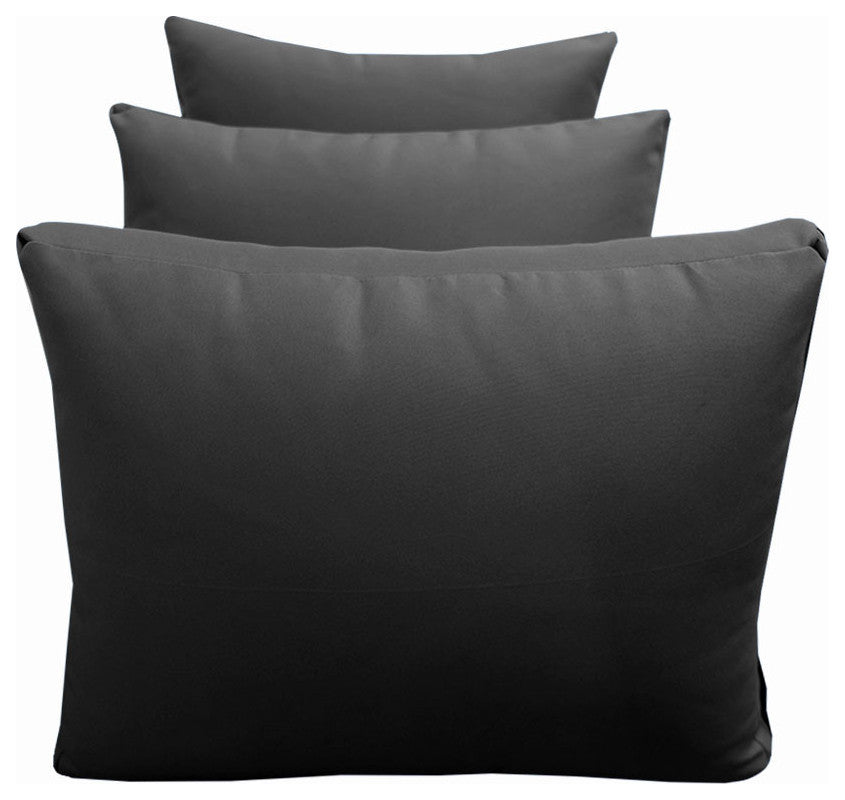 S3 Queen Size 6PC Knife Edge Daybed Mattress Cushion Bolster Complete Set AD003