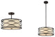 Chloe Lighting Gwen Transitional Oil Rubbed Bronze 3 Light Ceiling Fixture