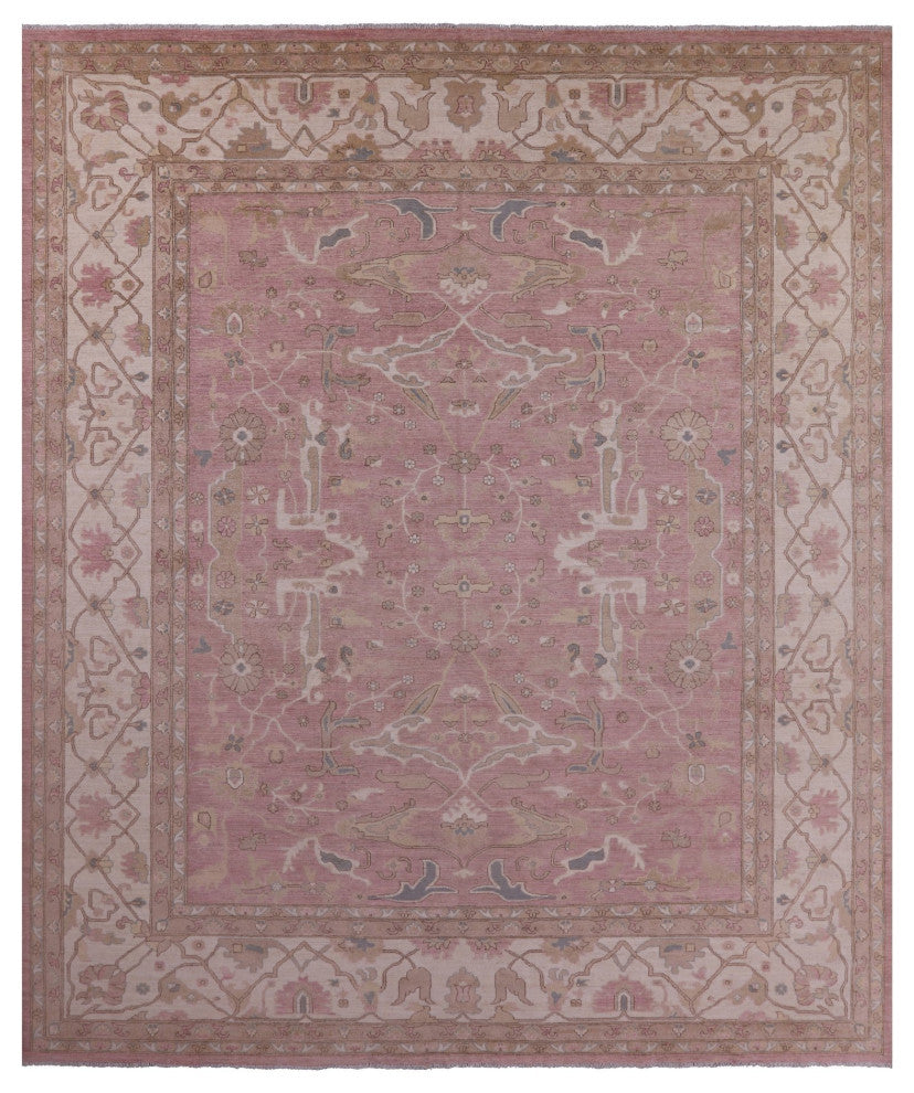 12' 0" X 14' 5" Peshawar Hand Knotted Wool Rug Q10553