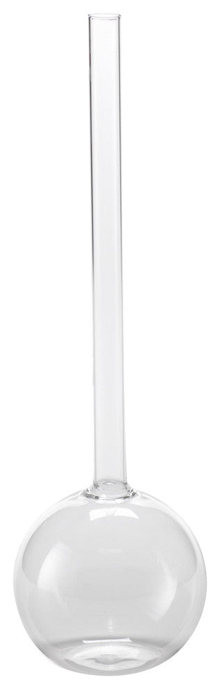 "Finley" 21.5" Tall Long Neck Vase, Ball Shaped