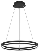 Quoizel PCGVS2820MBK LED Pendant, Matte Black Finish