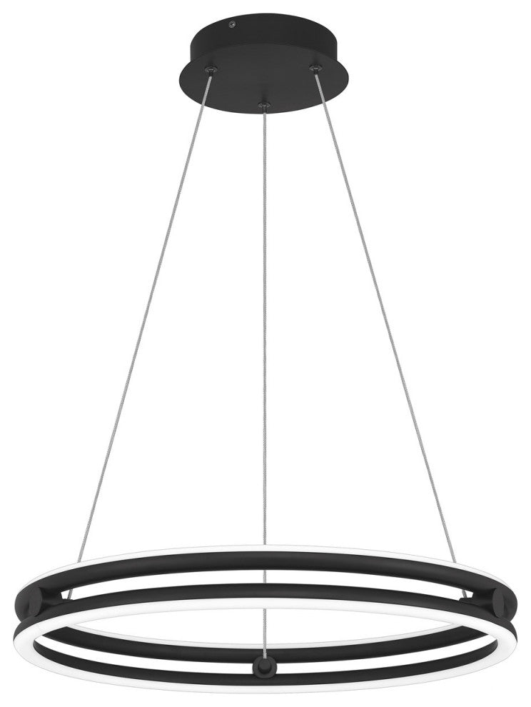 Quoizel PCGVS2820MBK LED Pendant, Matte Black Finish