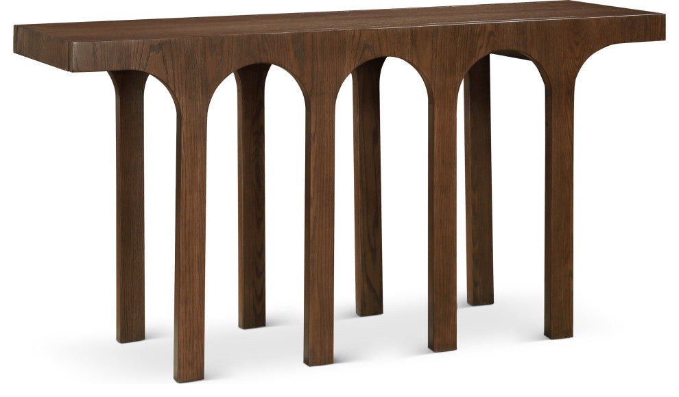 Westfield Console Table, Black, 58" Wide, Brown, 58"wide, Console Table