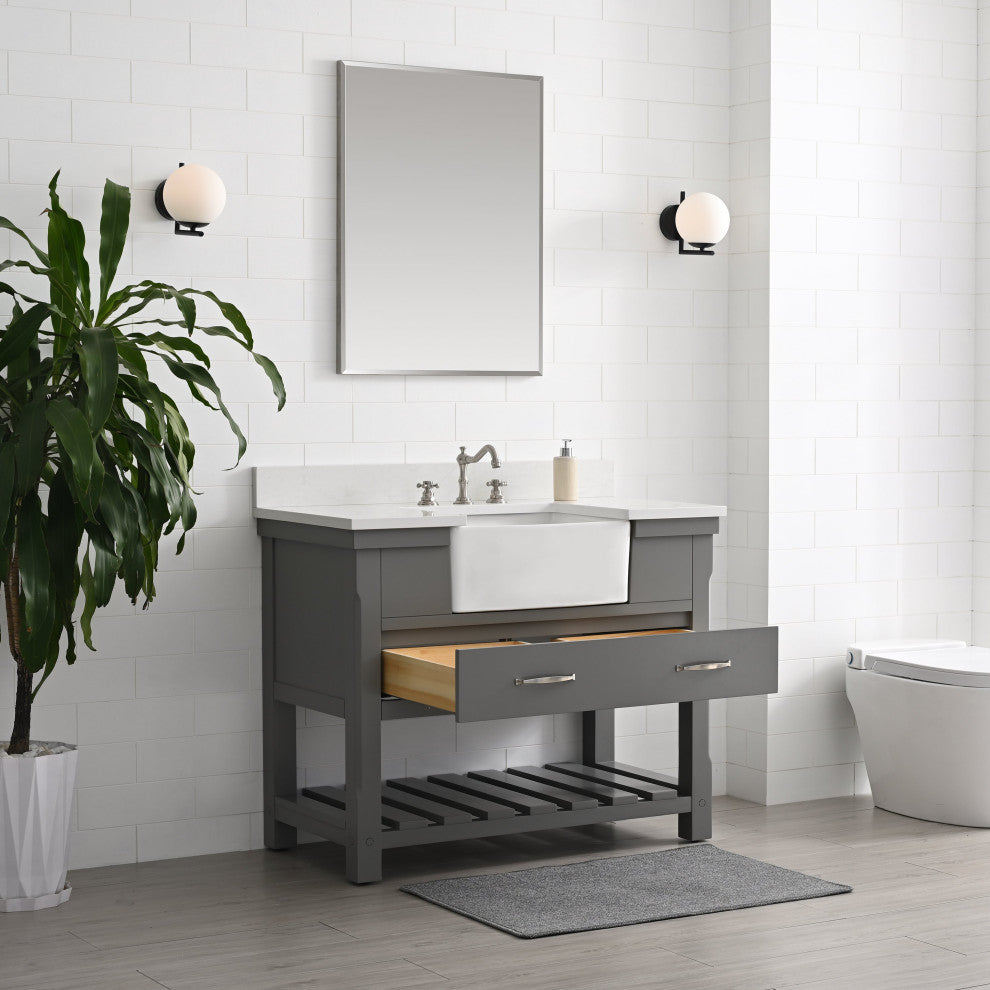 Wesley 42" Bathroom Vanity, Gray