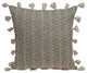 Neutral Sand Woven Throw Pillow