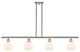 Innovations 516-4I-PN-G121-6-LED 4 Light Island Light, Polished Nickel