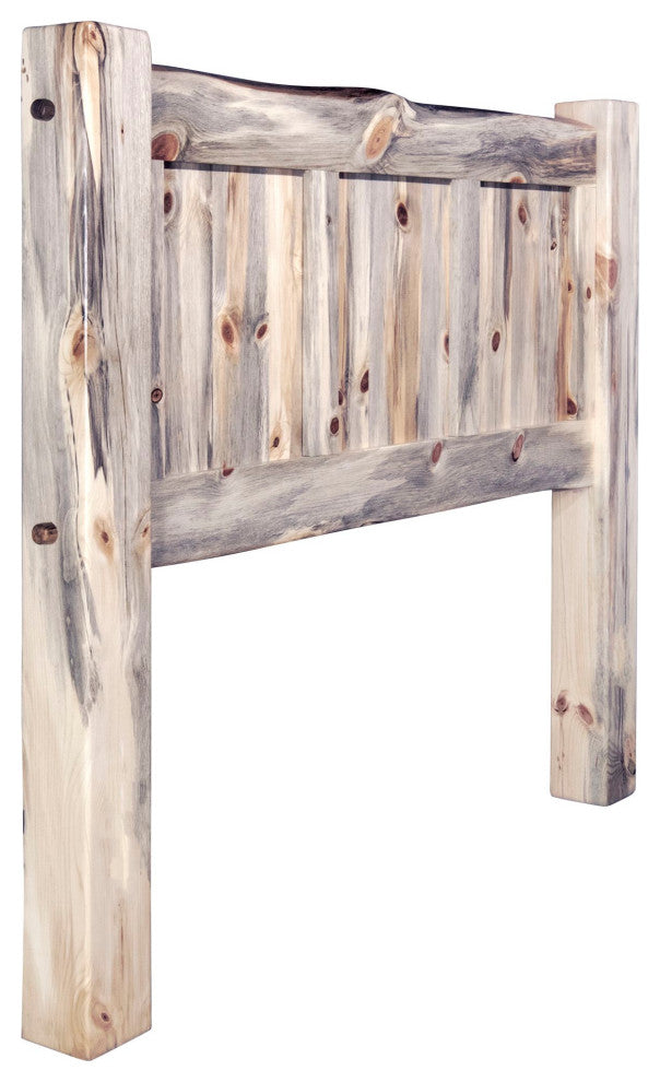 Big Sky Collection Live Edge Panel Headboard, Queen, Natural