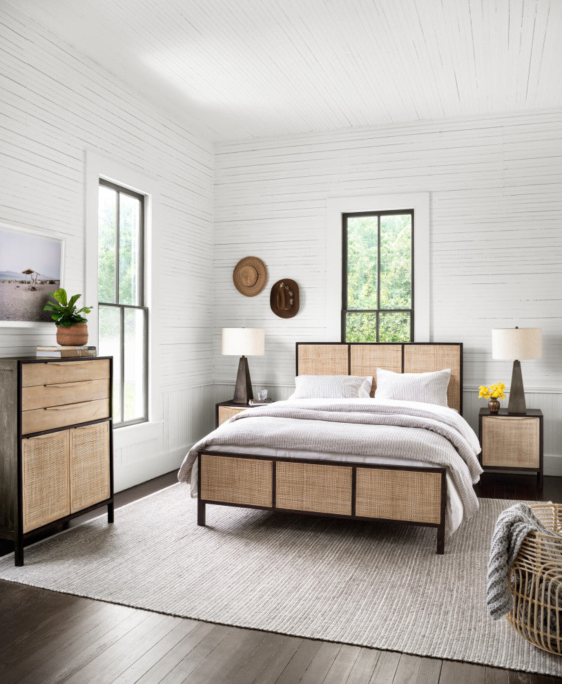 Sydney Tall Dresser, Black Wash