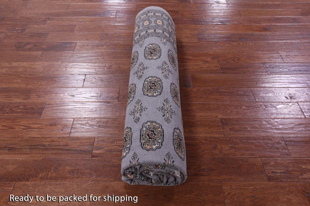 8' 4" X 10' 10" Silky Bokhara Hand-Knotted Wool Rug - Q15628
