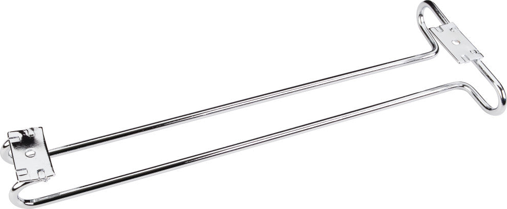 Polished Chrome 11-7/16" x 1" x 1-3/8" Stem Glass Holder